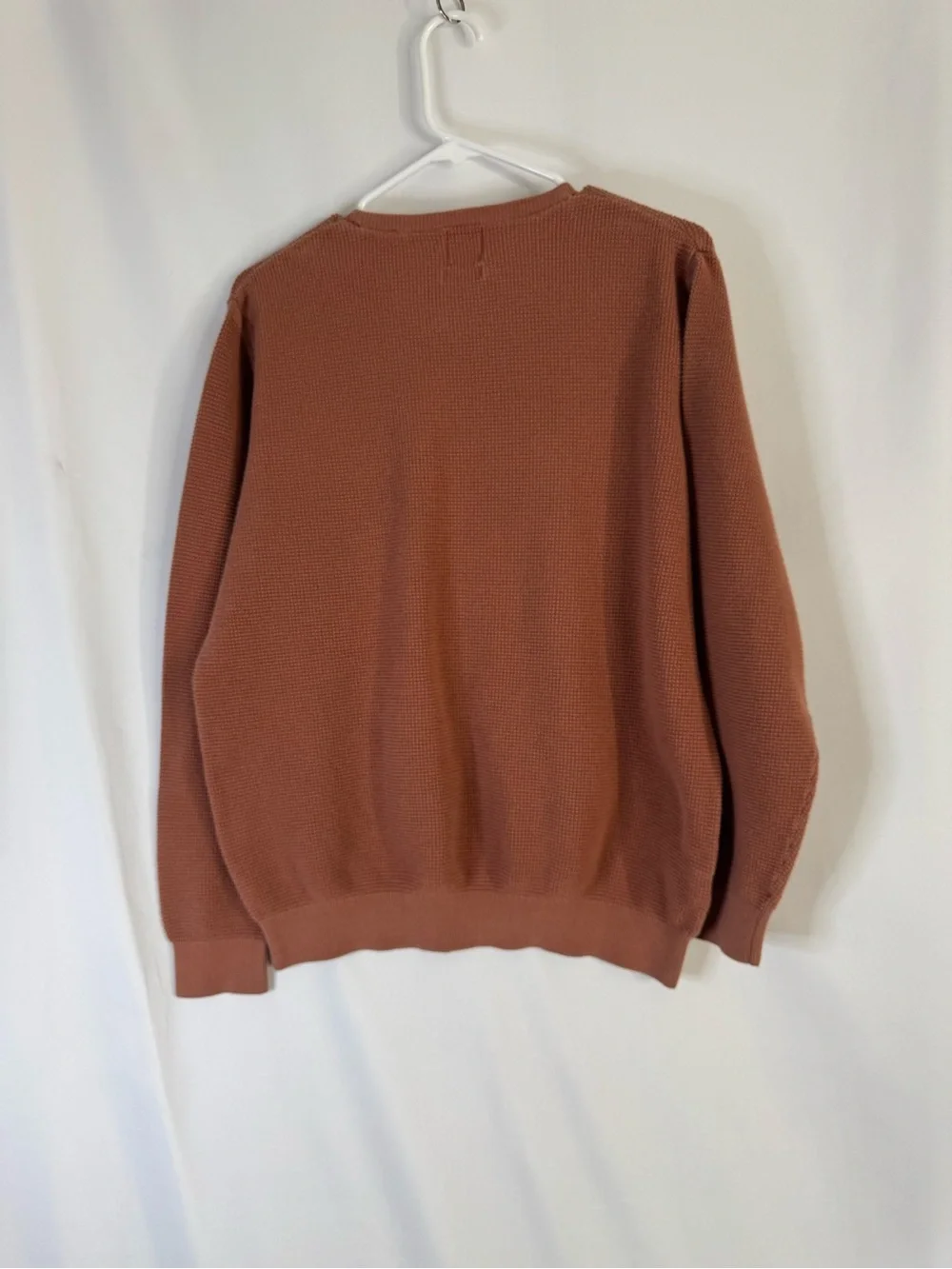 Zara‎ Men's Crewneck Sweater in Rust
